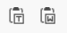 Screenshot of paste icons in the WYSIWYG toolbar