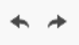 Screenshot of undo and redo icons in the WYSIWYG toolbar