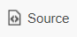Screenshot of source icon in the WYSIWYG toolbar