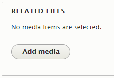 Screenshot of related files field