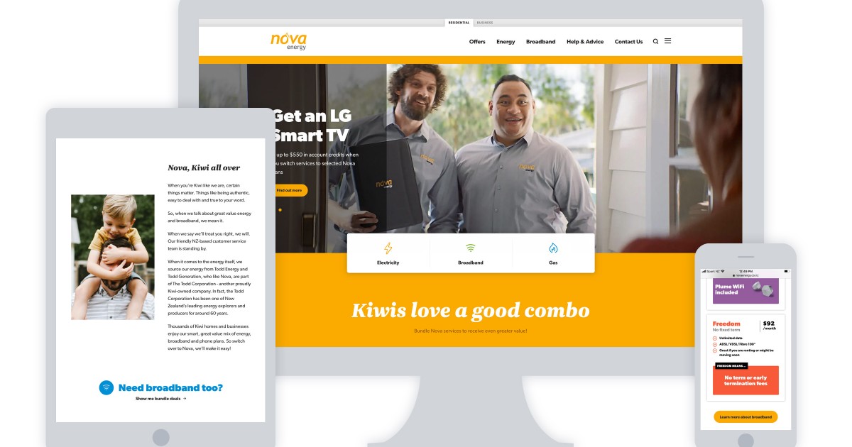 Nova Energy (novaenergy.co.nz) | Sector Showcase and Case Studies
